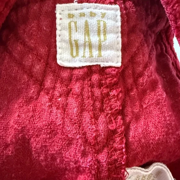 🚨GAP Red Corduroy Overalls for Kids - Picture 4 of 9